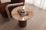 Theo Side Table - Cream & Mocha