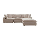 Replica Cloud 3 Seater with Chaise - Harpo Natural