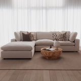 Replica Cloud 3 Seater with Chaise - Harpo Natural