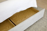 Allure Bed with Drawers - Natural