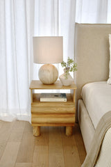 Noor 1 Drawer Bedside
