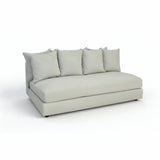 Sidney 2.5 Seater Armless - Cuddle Grey Gum
