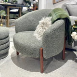Solace Boucle Armchair - Sage