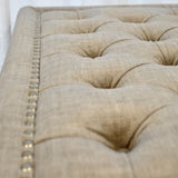 Casablanca Ottoman - Stone