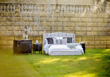 Charlize Bed - Platinum Velvet