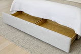 Allure Bed with Drawers - Natural