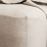 Linen Fitted Sheet - Natural