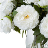 Peony Mix - Claire Vase White