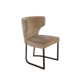 Gigi Velvet Dining Chair - Champagne