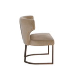 Gigi Velvet Dining Chair - Champagne