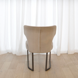 Gigi Velvet Dining Chair - Champagne