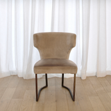 Gigi Velvet Dining Chair - Champagne