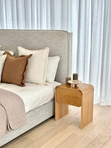 Vardo Bedroom Side Table - Natural