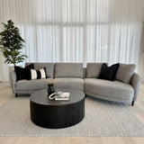 Blaire 3 Seater RHS Chaise Lounge - Storm