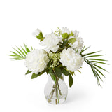 Peony & Seed Mix (white) - Romy Vase