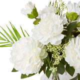 Peony & Seed Mix (white) - Romy Vase