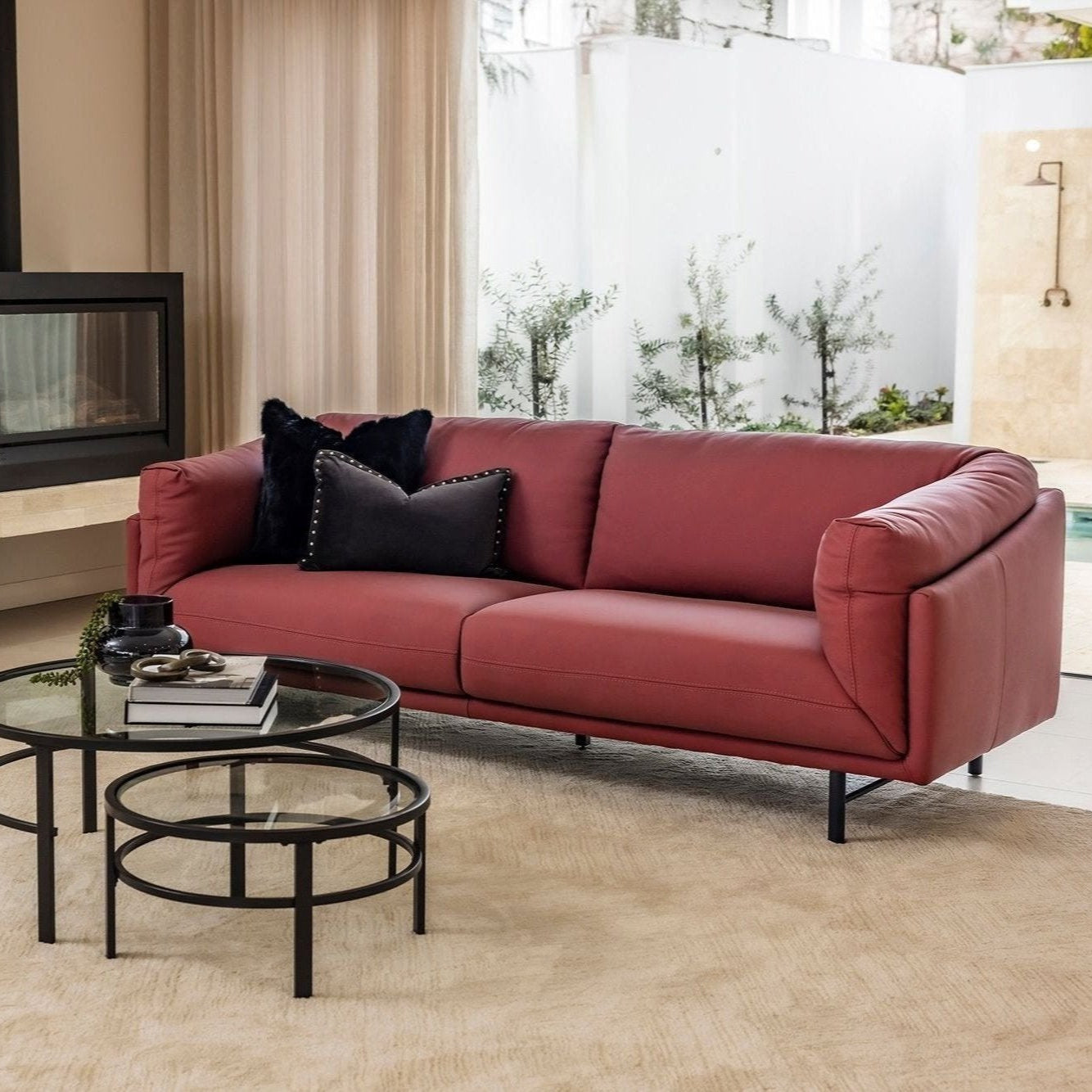 Best Leather Recliner Sofa Lounges Leather Sofa & Couch Sets in Perth