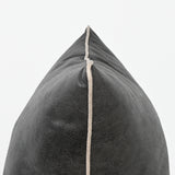 Art Leather Onyx Lumbar Cushion