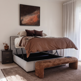 Asher Bed with Electric Gas Lift