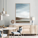 Aurea Shoreline I Canvas - Woodland Natural Frame