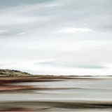 Aurea Shoreline I Canvas - Woodland Natural Frame