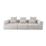 Axel 4 Seater Lounge - Grey Gum