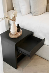 Venn Bedside Table - Black