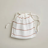 Cultiver Linen Fitted Sheet - Cedar Stripe
