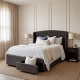 Beaumont 2 Drawer Bed - Venice Liquorice