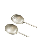 Beesh Iron Salad Servers - Pewter