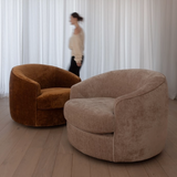 Biba Swivel Arm Chair - Tilly Biscoff