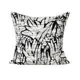 Black Palm Fabric Cushion