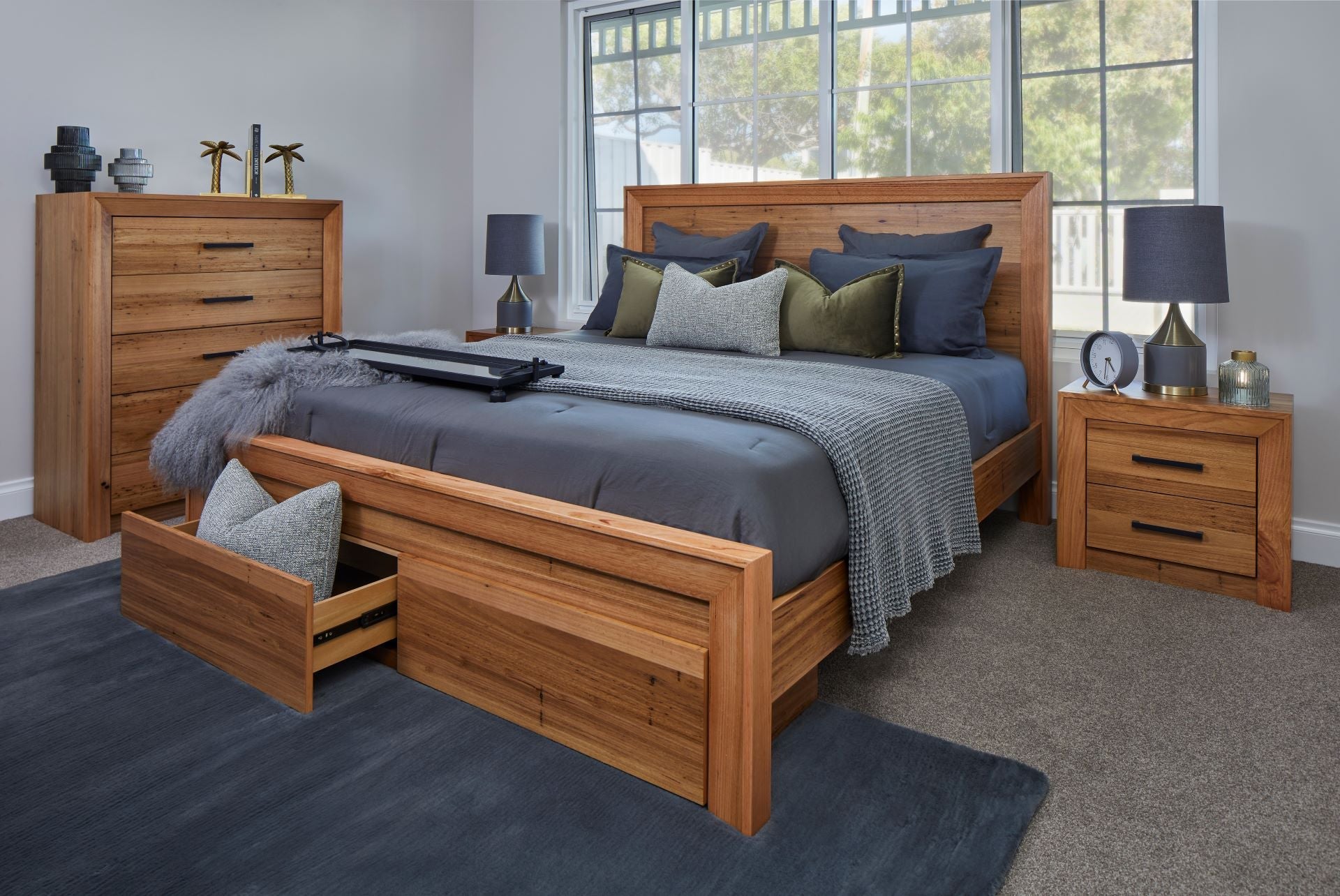 Buy Bondi Bed with Drawers in Perth, Osborne Park, & Joondalup The Furniture Gallery