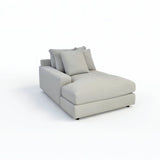 Sidney LHS Chaise - Cuddle Grey Gum