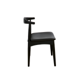 Elm Elbow Chair - Black