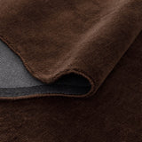 Tierra Scalloped Rug - Chocolate