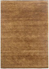 Carmine Hand-Knotted Wool Rug - Butterscotch