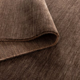 Carmine Hand-Knotted Wool Rug - Brown