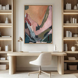 Clay Horizons I Canvas - Woodland Natural Frame