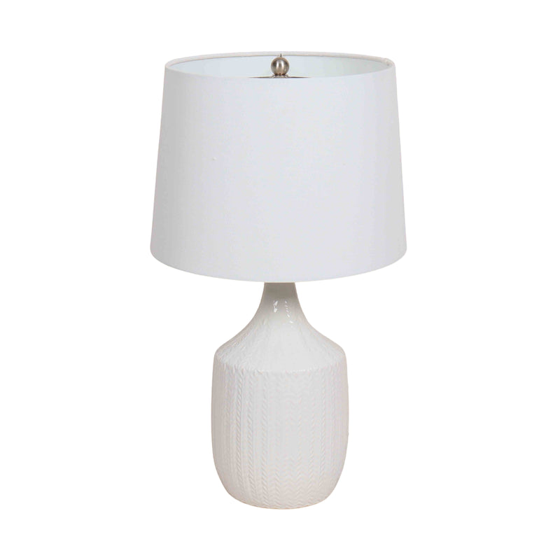 Coast Ceramic Urn Lamp - White