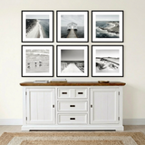 Coastal Curve - Black Frame