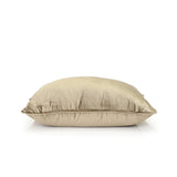 Coco Piped Velvet Lumbar Cushion - Vintage Gold