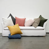 Cord Cushion - Grey