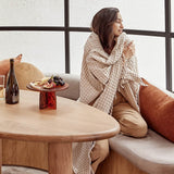 Corfu Cotton Throw - Clay