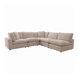 Replica Cloud Corner Lounge with Open Arm - Harpo Natural