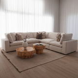 Replica Cloud Single Seat with Arm/Corner - Harpo Natural