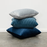 Coco Lumbar Cushion - Steel Blue