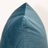 Coco Lumbar Cushion - Steel Blue