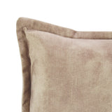 Essential Plush Velvet Cushion - Ivory