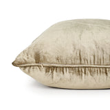 Coco Piped Velvet Cushion - Vintage Gold